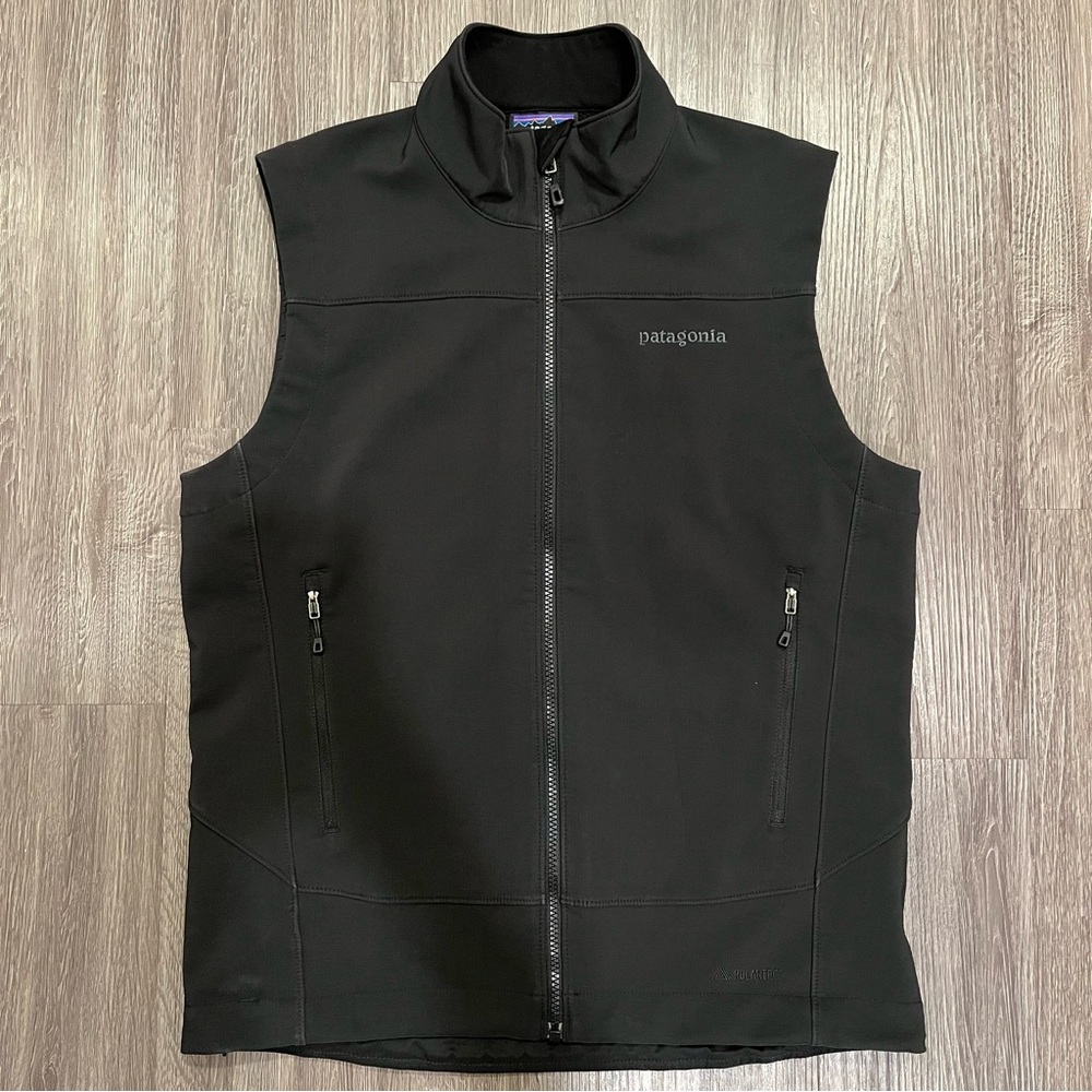 Patagonia Men’s Adze Polartec Windbloc Vest - Black Medium